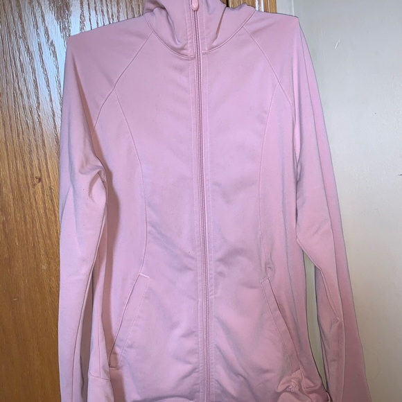 adidas Tops - super cute pink adidas jacket!